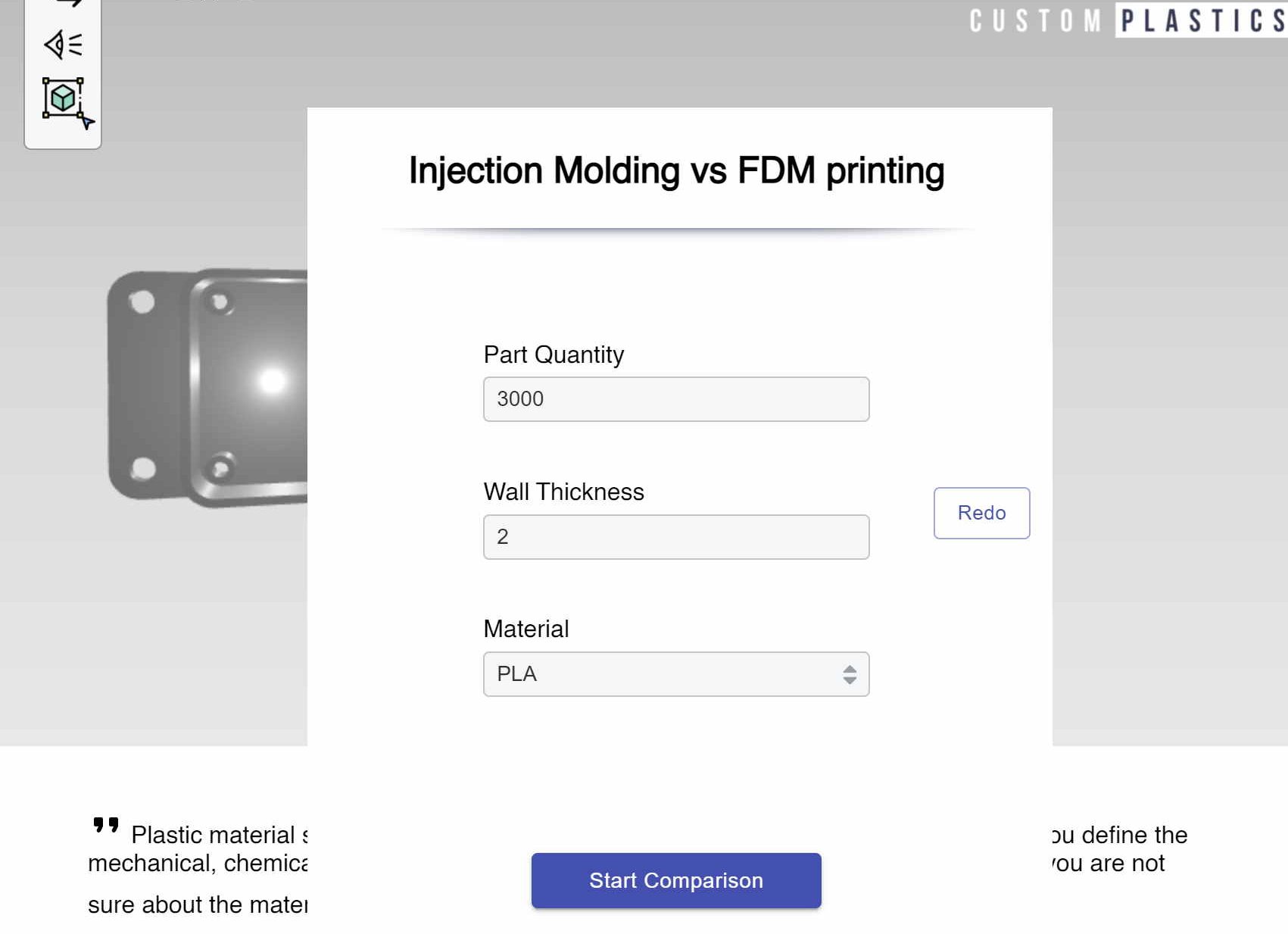 3D printing vs injection molding details
